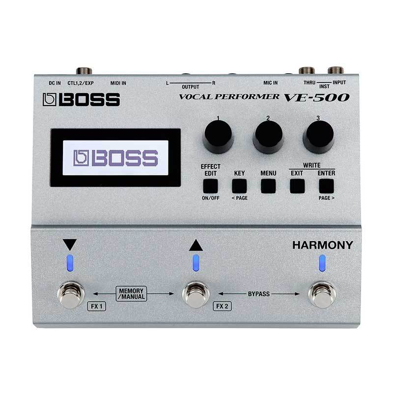 Vocal Effects - BOSS VE-500 Vocal Performer Vocal Effects Processor