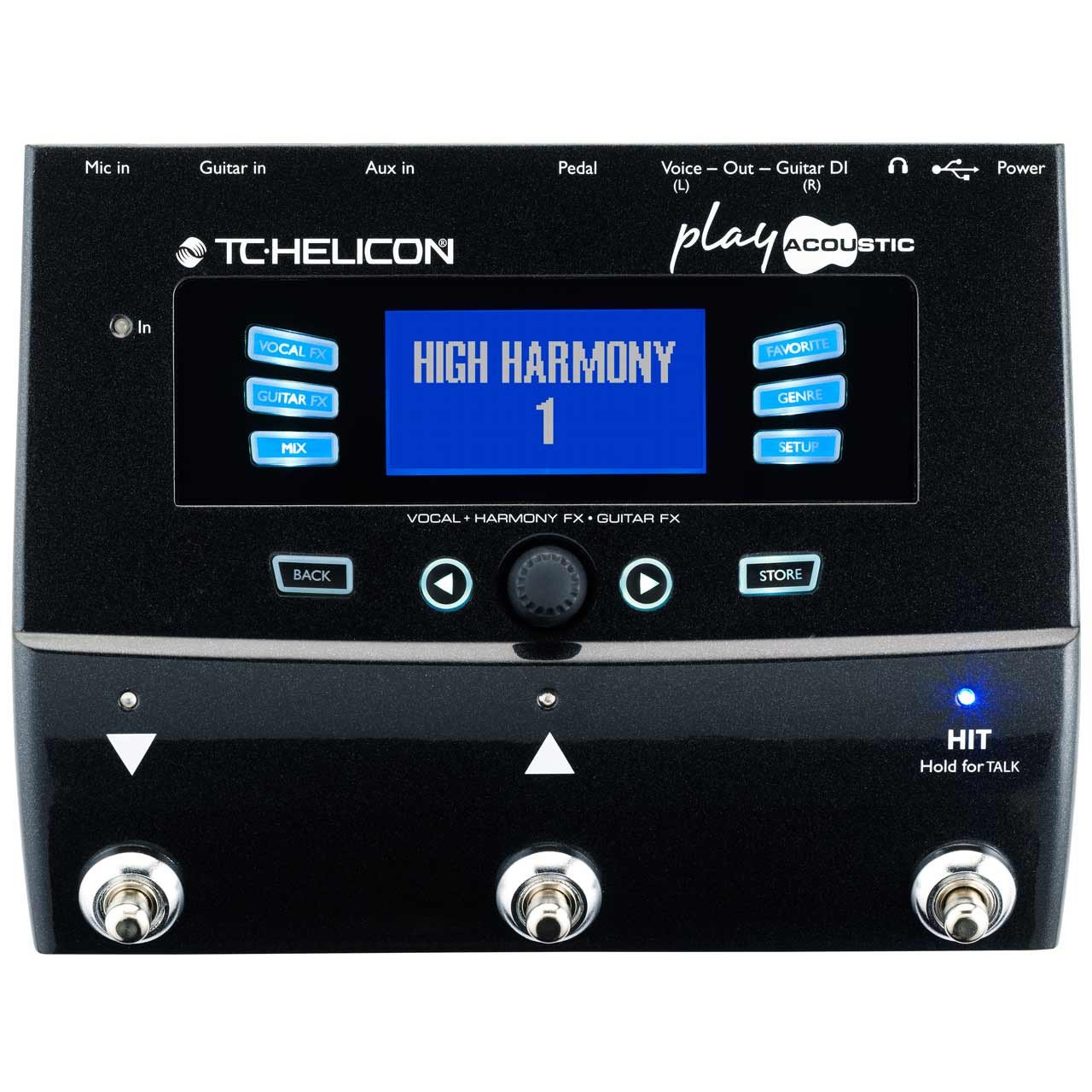 Vocal Effects - TC Helicon Voicelive Play Acoustic - Vocal & Guitar Multi-FX Pedal