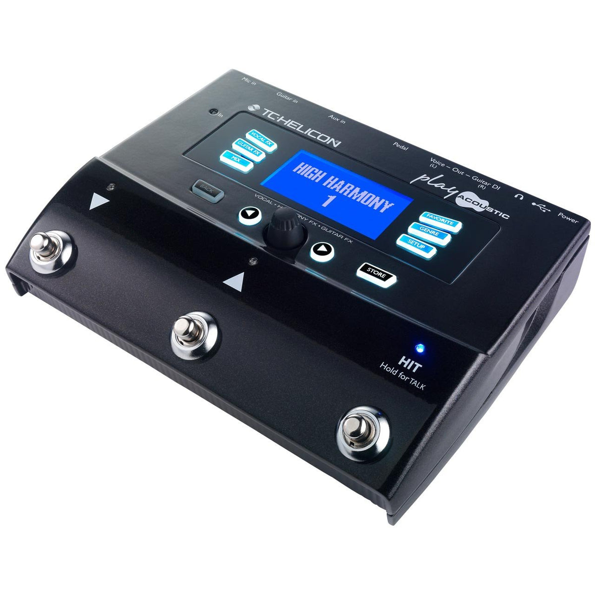 Vocal Effects - TC Helicon Voicelive Play Acoustic - Vocal & Guitar Multi-FX Pedal