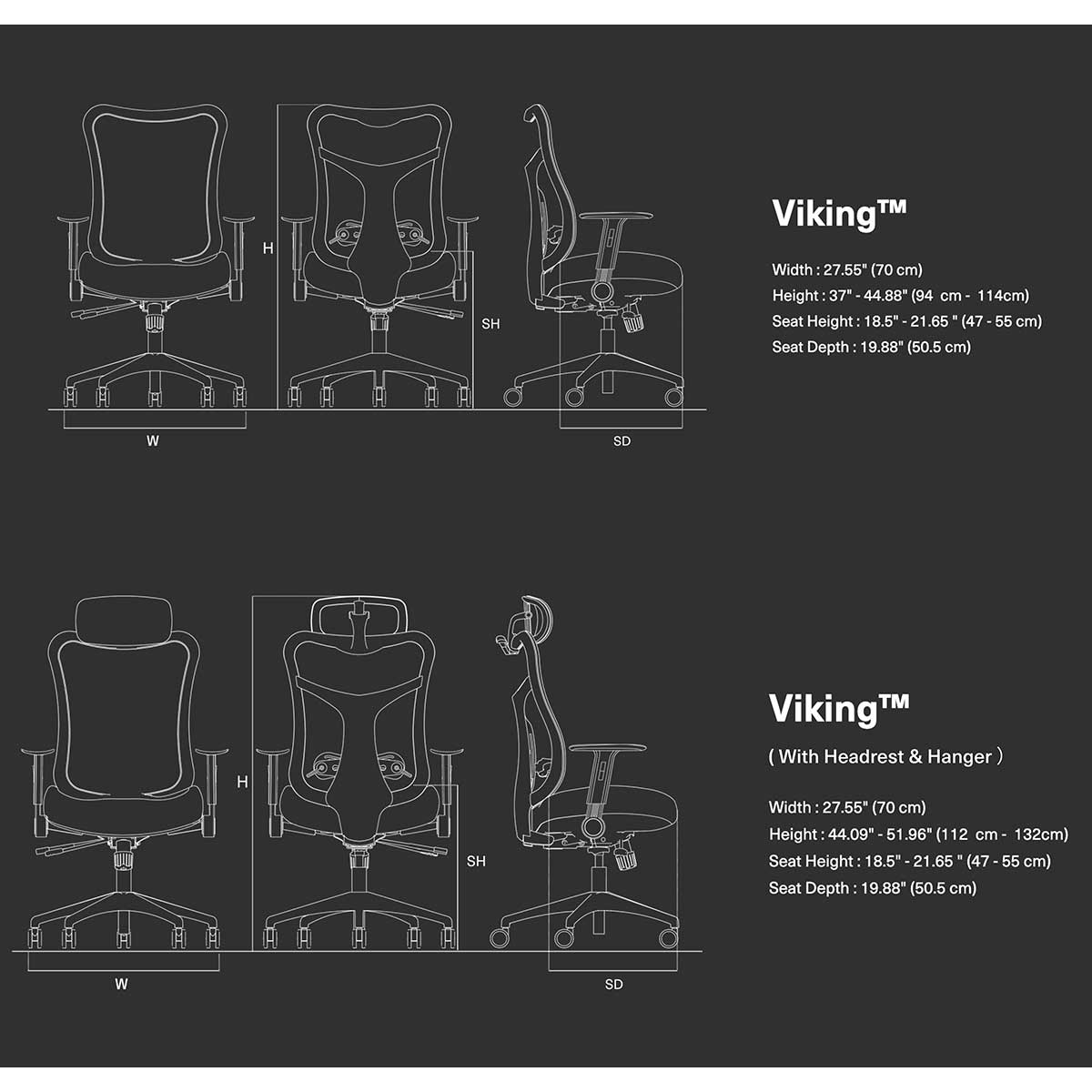 Wavebone Viking Premium Ergonomic Studio Chair