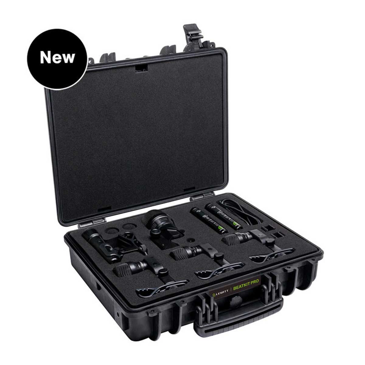 Lewitt BEATKIT PRO 7-piece drum microphone kit incl. mounts and windscreens
