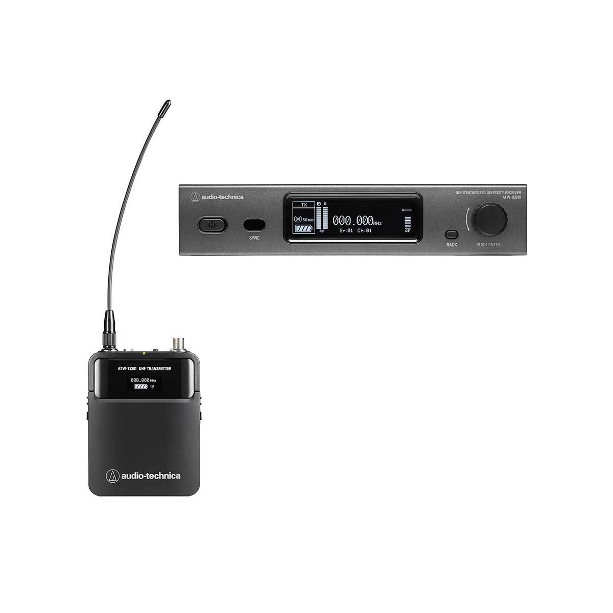 Wireless Systems - Audio-Technica ATW-3211 Fourth-generation 3000 Series  Bodypack Wireless System