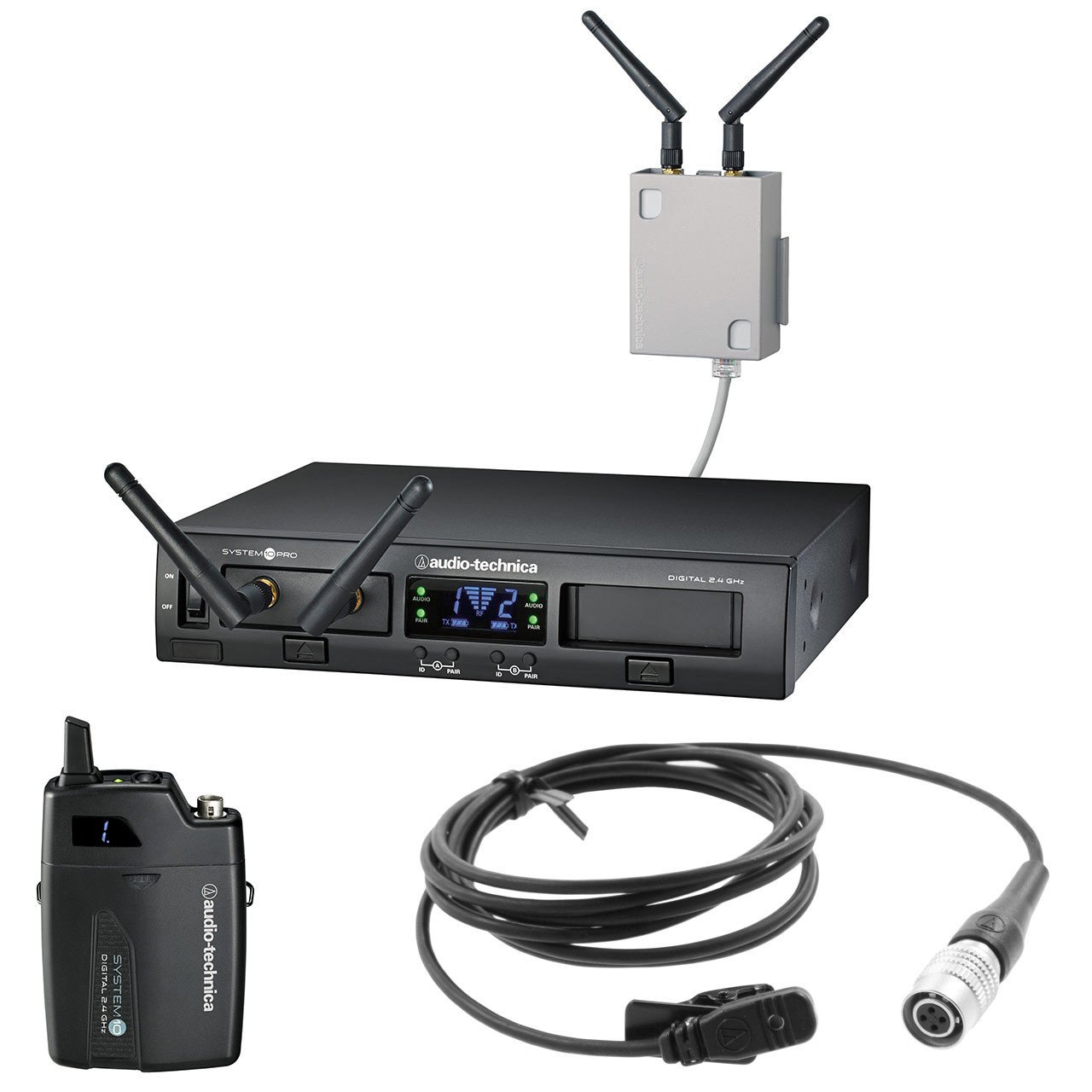 Wireless Systems - Audio-Technica System 10 PRO - ATW1301/L Rack-Mount Digital Wireless Lavalier System