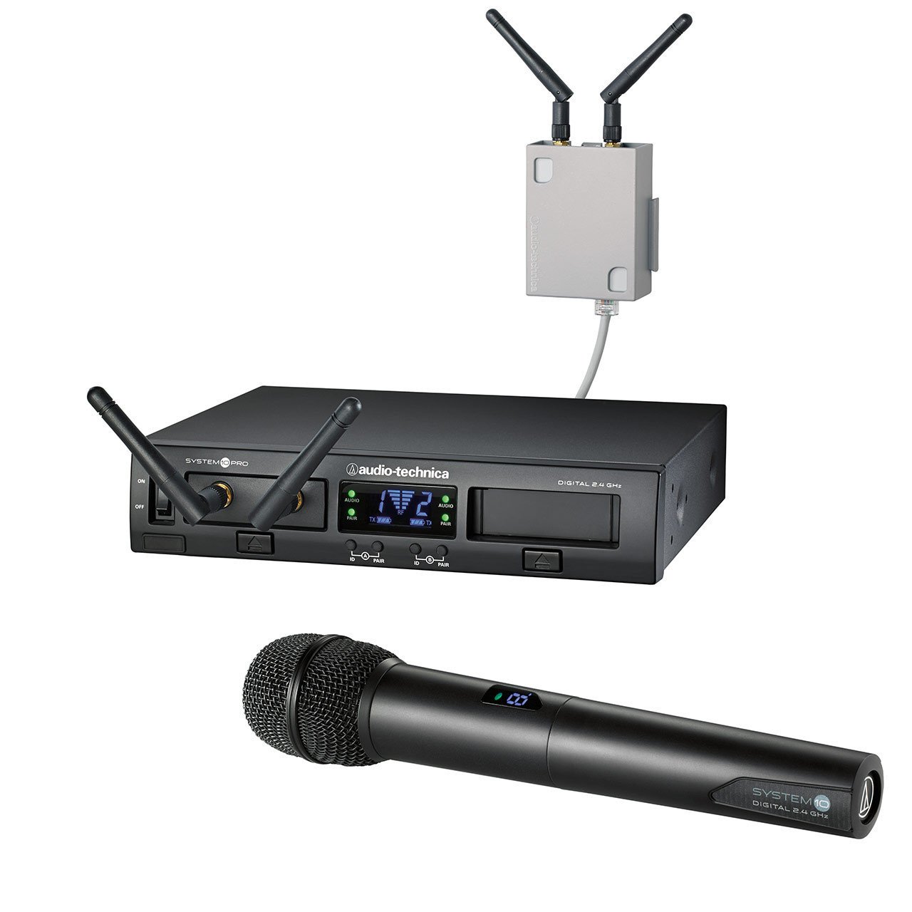 Wireless Systems - Audio-Technica System 10 PRO - ATW1302 Rack-Mount Digital Wireless Handheld System