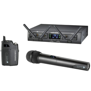 Wireless Systems - Audio-Technica System 10 PRO - ATW1312 Rack-Mount Digital Wireless Body-Pack / Handheld System