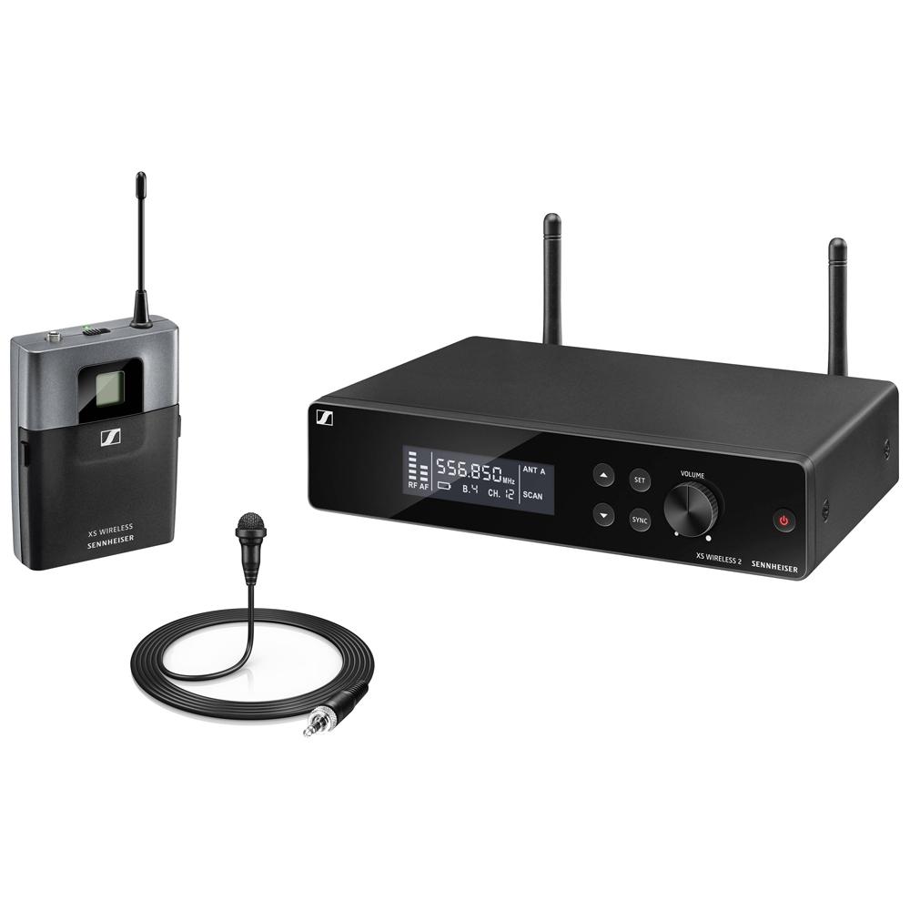 Wireless Systems - Sennheiser XSW2-ME2 - Wireless Microphone System W/ Lapel Microphone & Bodypack