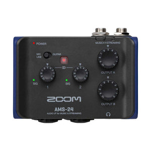 Zoom AMS-24 | 2-In, 4-Out 32-Bit USB Audio Interface